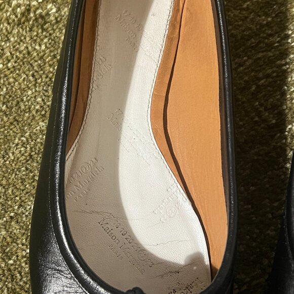 100% AUTHENTIC Margiela Black Tabi Ballet Flats - Picture 5 of 14
